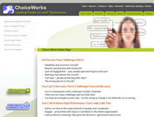 Tablet Screenshot of choiceworks.com